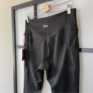 [XL] NWT Juicy Couture Sport Black Cropped Activewear Leggings Women’s Casual